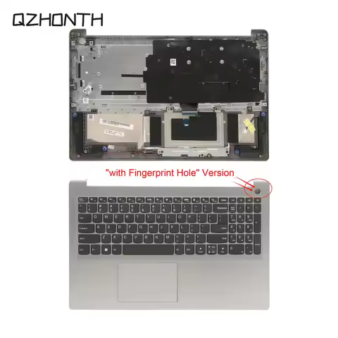 New For Lenovo Ideapad 1-15IAU7 15ALC7 15IJL7 Palmrest Upper Case with Keyboard 5CB1H70405 (Silver) 