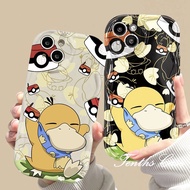 Compatible for Huawei Nova 7 8 9 10 11 5T 7i P30 P40 P50 P60 Pro Mate 50 40 30 Pro 5G Cartoon Little Yellow Duck Shockproof 3D Wave Edge Phone Case Soft Cover