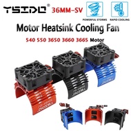YSIDO 36MM-SV 36mm 540 550 3650 3660 3665 RC Motor Heatsink Cooling Fan for HPI HSP Traxxas Axial Re