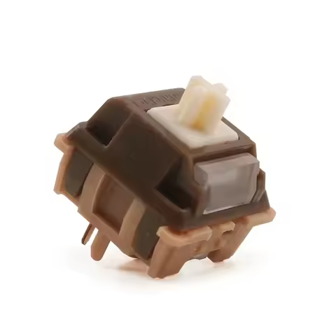HUANO LEOBOG Caramel Latte V2 Switch HIFI Linear 5 Pins 45 gf Mechanical Keyboard Custom Gaming Swit