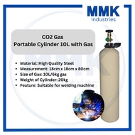 [READY STOCK] CO2 Gas Portable Cylinder 10L with GAS | Silinder Gas CO2 Mudah Alih 10L dengan Gas