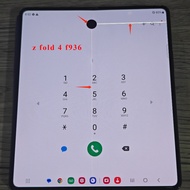 7.6inch working Inner screen with dot line burn Z Fold4 For Samsung Z Fold 4 5g F936 F936B LCD Displ