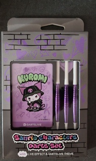 難得返貨 日本限定 Dartslive Sanrio Dart Set Kuromi 飛鏢組合 連D2 theme D3 live effect