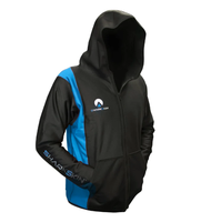 SHARKSKIN CHILLPROOF HOODED JACKET - MENS BLACK - BLACK / BLUE - BLACK / RED - SILVER / BLACK