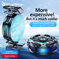 ✻ ✟ ♞BlueWow New Style Semiconductor Portable Mobile Phone Cooler Mobile Phone Cooling Fan Case Sui