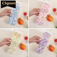 C5GOON 10Pcs Exquisite Flower Hair Clips Hair Ties for Girls Cute Elastic Hair Bands Kids Hair Acces
