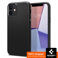 SPIGEN Case for iPhone 12 Series / 11 Series [Liquid Air] Diamond-cut Pattern Black TPU Case with Fl