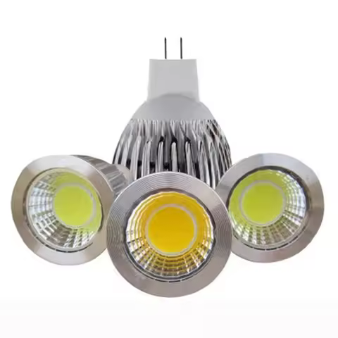 New High Power Lampada Led MR16 GU5.3 COB 9w 12w 15w Dimmable Led Cob Spotlight Warm Cool White MR16