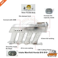 JKVK RACING Aluminium Intake manifold H on d a Ci v  ic B16 B18 with fuel rail Intake manifold