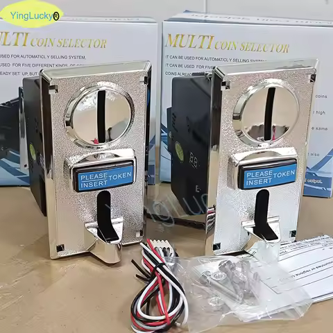 Multi-value coin acceptor Electronic Vending Machine Multi Coin Acceptor Selection Mechanism Arcade 