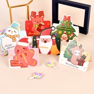Mini XMAS Greeting Card Cute Cartoon Christmas Gift