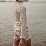 lullypop Boy Swim Short in Sandshell | UPF 50+ Swimsuit for Kid