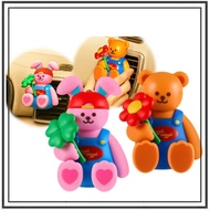 [WIGGLE WIGGLE] Big Figure Car Air Freshener (Flower Wiggle Bear/ Clover Bunny)