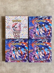 【全走】日版 原膜 Pokemon 原盒 sv2a 151 m4 忍者飛旋 寶可夢 卡牌 PTCG Card