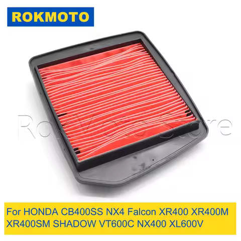 Motorcycle Air Filter Intake Cleaner Element For HONDA CB400SS NX4 Falcon XR400 XR400M XR400SM SHADO