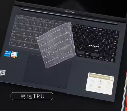 For 2021 ASUS Vivobook Pro 15 OLED K3500 M3500 15.6 inch Laptop Notebook Silicone Keyboard Cover Ski