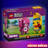 LEGO BrickHeadz 40760 Fortnite Peely & Cuddle Team Leader | Iconic Couple Figures From Famous Games