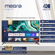 ┇MEGRA Smart TV 4K UHD Netflix Licensing LED TV 50 Inch