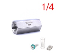 PK เช็ควาล์วลมสแตนเลส 304 วาล์วกันกลับ Check Valve 1/4” 2 หุน