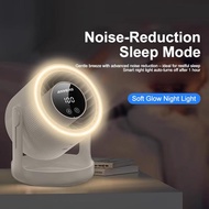 Anvers C1 Portable Wall Mount Fan | 3600mAh, Silent Turbo Air Circulation with LED Light