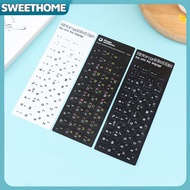SWEETHOME Hebrew Keyboard Stiers Keyboard Button Alphabet Stiers Protective Film SWEETHOME