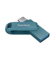 64 GB FLASH DRIVE (แฟลชไดร์ฟ) SANDISK ULTRA DUAL DRIVE GO USB TYPE-C (USB-C & USB-A) (NAVAGIO BAY BL