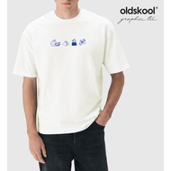 FOS x oldskool Men's Oversized Fit Graphic Tee | Visit Malaysia Series 2026 (WHT)