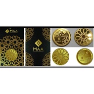 Dinar emas 999.9 (24K) 4.25gram