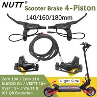 NUTT Skuter Brek Elektrik Y-5 Brek Cakera Hidraulik 140 160 180 Rotor Untuk A5-D Zero 10X 11X KUGOO 