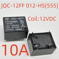 Brand New 4-Pin 10A Relay JQC-12FF 012-HS (555) 12FA-Coil 12V