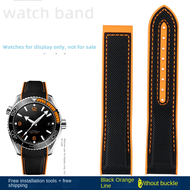 For 2025 NEW 20mm 21mm 22mm nylon strap for Omega Planet Ocean 600 nylon Seamaster 300 silicone str