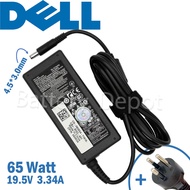 Dell Adapter ของแท้ Dell Latitude 3400 3410 3420 3430 3440 3450 3490 3520 65w 4.5 สายชาร์จ Dell