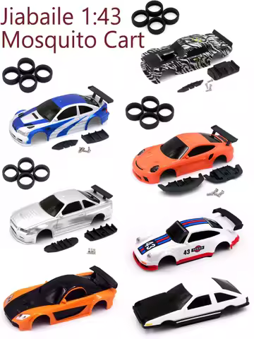 Jiabaile 1:43 Mini Remote Drift Racing 4WD Mosquito Car 4301 4302 4303 4304 05 06 09 Car Shell Tires