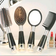 [a4] Hair Brush Comb Set with Mirror 4in1 Hair Tools Hair Brush Set Suklay sa buhok (gyph)
