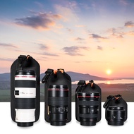Camera Lens Bag Pouch Case Protector Functional Waterproof Neoprene S M L XL for Canon Nikon Sony DS