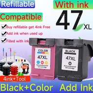 compatible 47XL Ink Cartridge compatible for HP 47 for hp47 DeskJet Ink Advantage Ultra 4825/4826/48