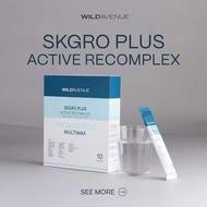 WILD AVENUE : SKGRO PLUS RECOMPLEX วิตามินชงดื่มเพื่อผิวสวย 1 กล่อง 10 ซอง