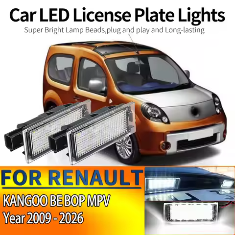LED License Number Plate Light For RENAULT KANGOO / GRAND KANGOO II MPV, Kw0/1_ KANGOO Box Body/MPV 