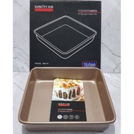 Suncity square pan 9" 24x24x5cm non-stick baking pan cake pan bread cake pan