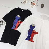 2019 New Tide Card INS Super fire Jay Chou the same Sesame Street cartoon anime short sleeve T-shirt