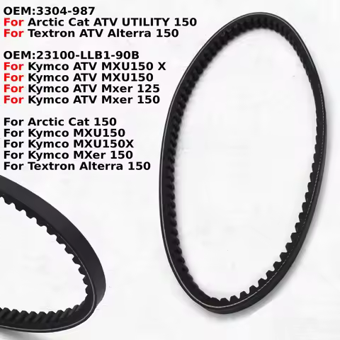 Drive Belt Transfer Belt For Kymco ATV MXU150 X MXU 150 Mxer 125 150 23100-LLB1-90B for Arctic Cat A