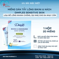 Bikini Hair Removal Patches & Armpit Dimples Sensitive Skin (Box of 20) – Fast, Gentle Hair Removal 