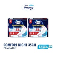 Hers Protex comfort Night Sanitary Napkins bag 12 X2