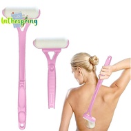 [spring-t] Pink Lotion Applicator Self  Ointment Tanning Back Applicator Stick Portable Long Handle 