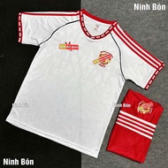Manchester United 1991 Retro Football Kit, Pants with Pockets - Premium Thai Polyester Fabric