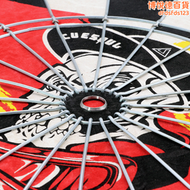 【好康】CUESOUL/Q獣新款巴西劍麻賽印刷圖案創意三角網靶三眼飛標靶套裝