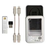 DAC CS43131 DSD256 Headphone Amplifier Type C/IOS to 3.5mm AUX Adapter Electronic Accessories Silver
