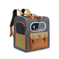 [2025 New Style] Pet Backpack Transparent Space Cover Cat Dog Bag Large Capacity Trolley Luggage Bag