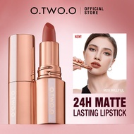 O.TWO.O Waterproof Lipstick Matte Lipstik 24H Tahan Air Kalis Air 11 Warna