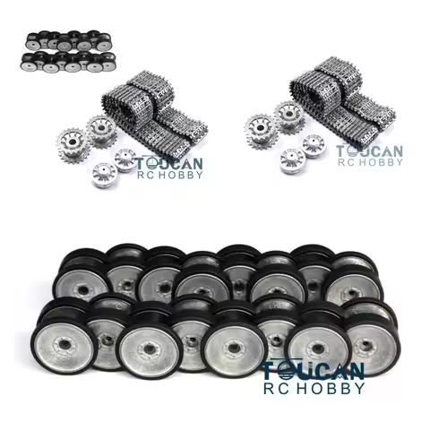 1/16 HENG LONG RC Accessories Spare Parts Metal Track Sprocket Idler Wheels RC Tank 3818 Tiger1 3819